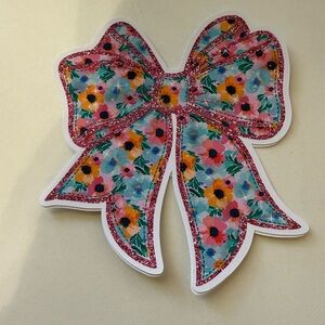 floral  bow card stock car freshie scent varie air freshener croquet‎